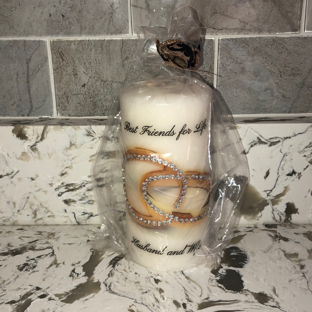 Best friends for life, Husband and wife candle